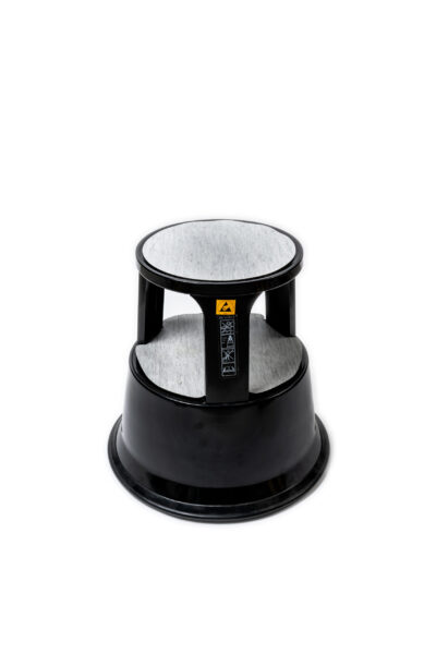 Kick Step Stool, 3 Conductive Spring Loaded casters